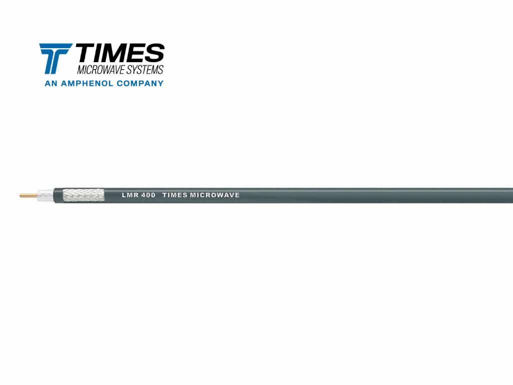 50 Ohms LMR-400-DB coax cable for Direct Burial with UV Resistant jacket and watertight braids.