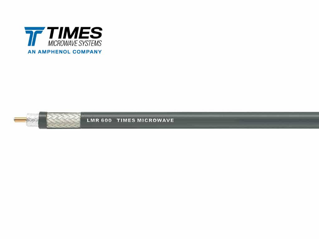 50 Ohms LMR-600-DB coax cable for Direct Burial with UV Resistant jacket and watertight braids.