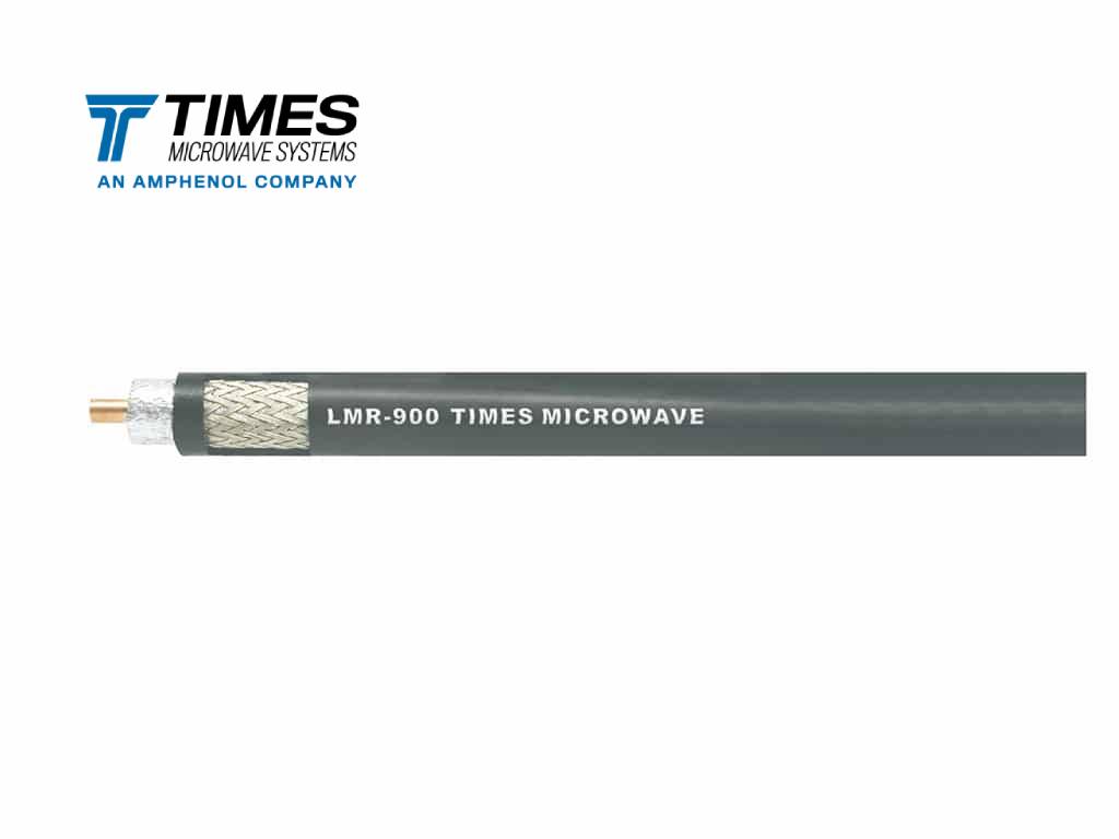 50 Ohms LMR-900-DB coax cable for Direct Burial with UV Resistant jacket and watertight braids.