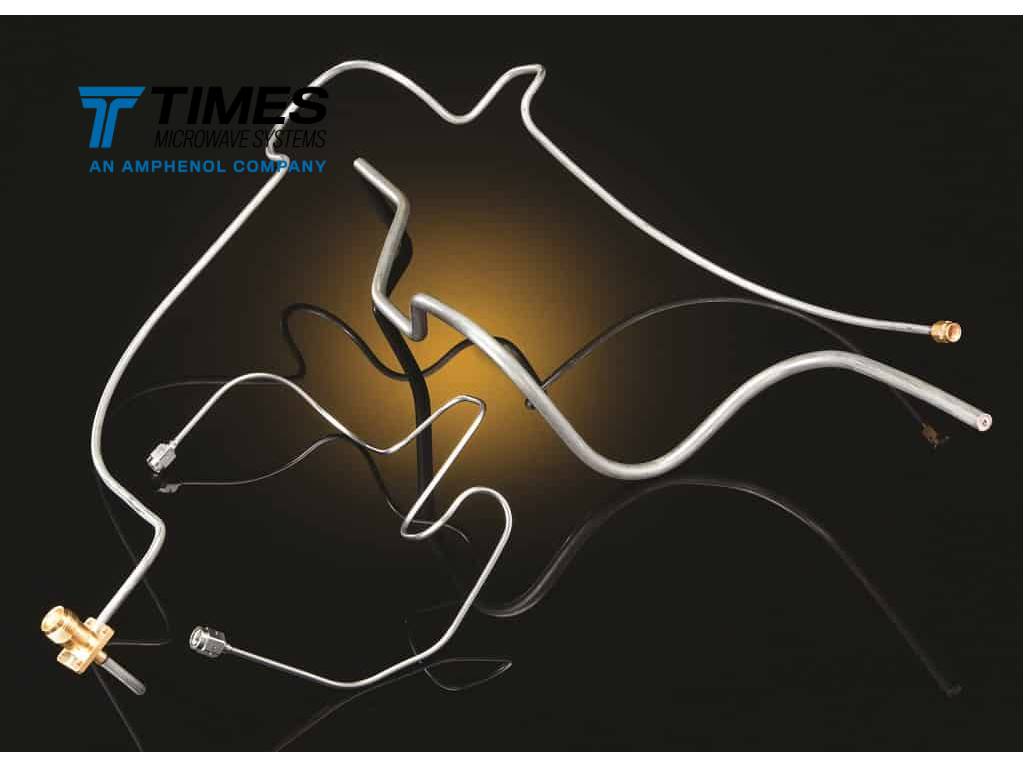 PhaseTrack Semi-Rigid phase-stable coax assembly featuring a proprietary fluorocarbon dielectric, TF4®