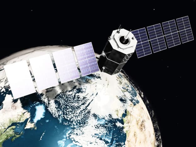 satellite in vacuum