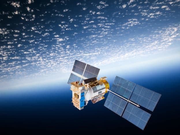 satellite in space