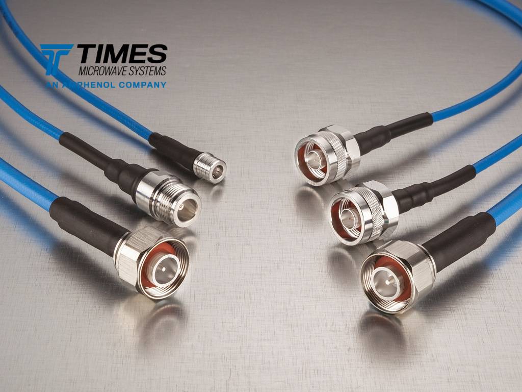 Low PIM bare copper TFT-5G coaxial cable with tin plated flat strip braid and blue FEP jacket