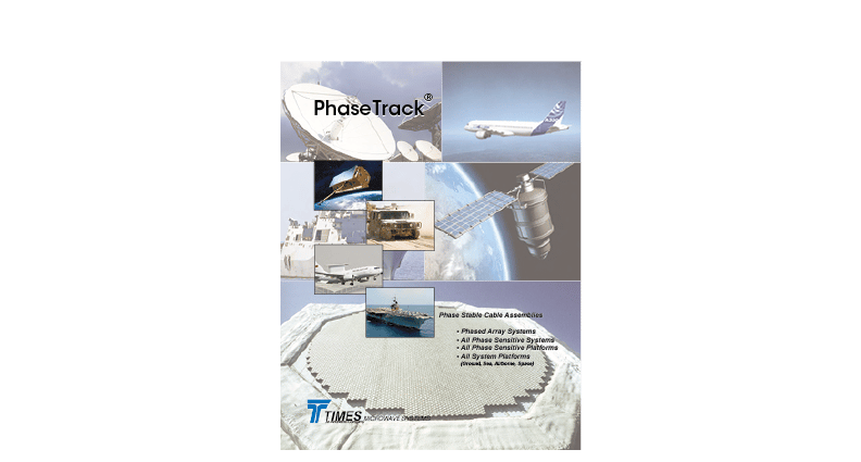 PhaseTrack Family Coax Cables Assemblies Brochure