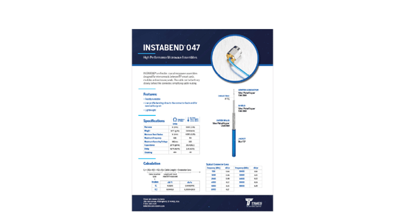 InstaBend 047 Datasheet