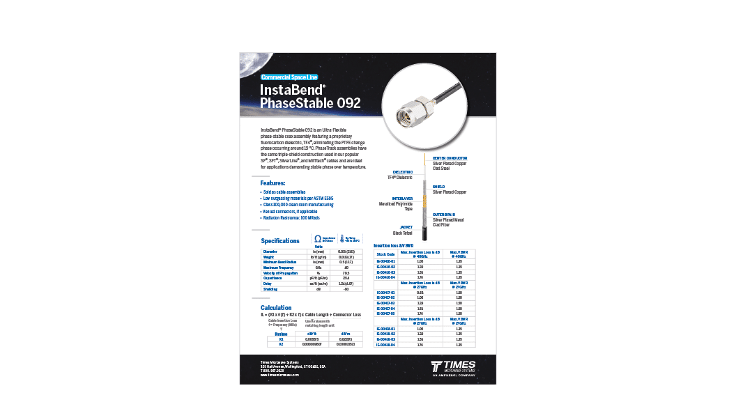 instabend-phase-stable-space-092-data-sheet